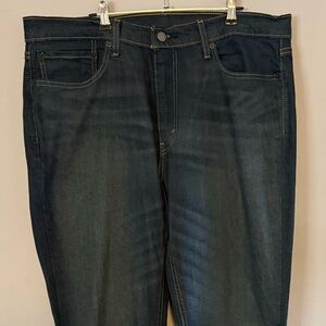 Levi's Men's Dark Blue Straight Jeans
